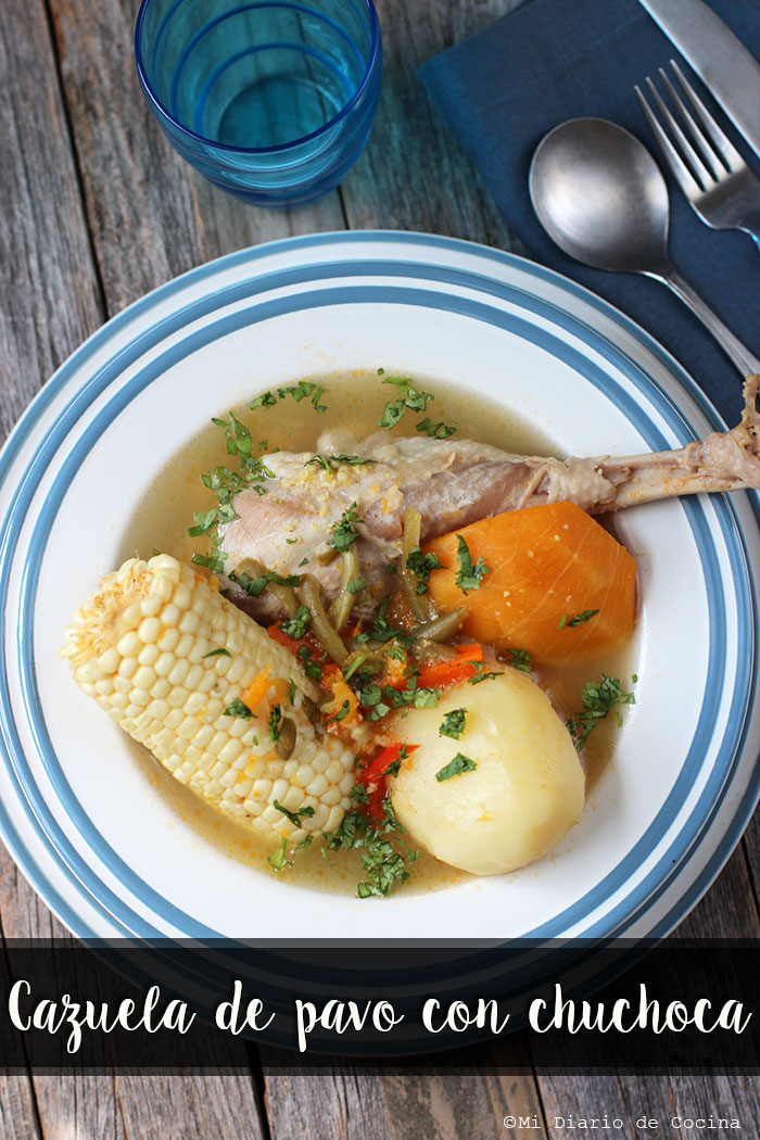 Cazuela de pavo con chuchoca