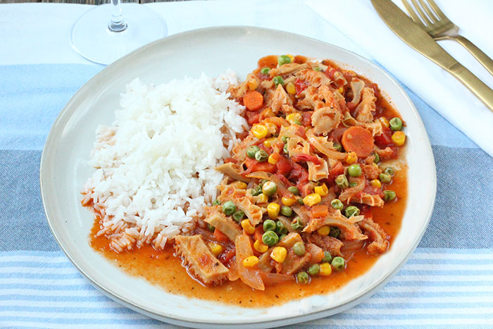 Guatitas a la jardinera (Pancita de res) Guatitas a la jardinera (Pancita de res)