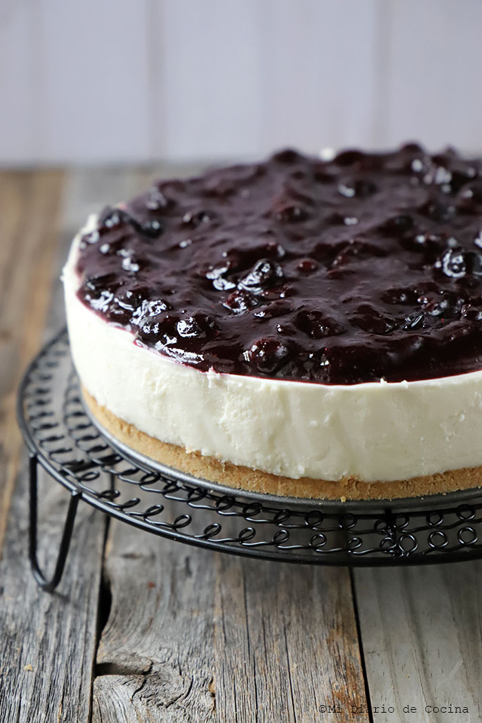 Cheesecake de arándanos Cheesecake de arándanos