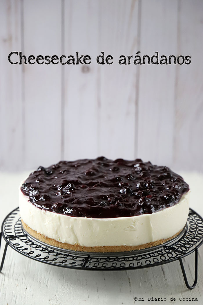 Cheesecake de arándanos Cheesecake de arándanos