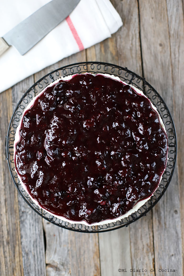 Cheesecake de arándanos Cheesecake de arándanos