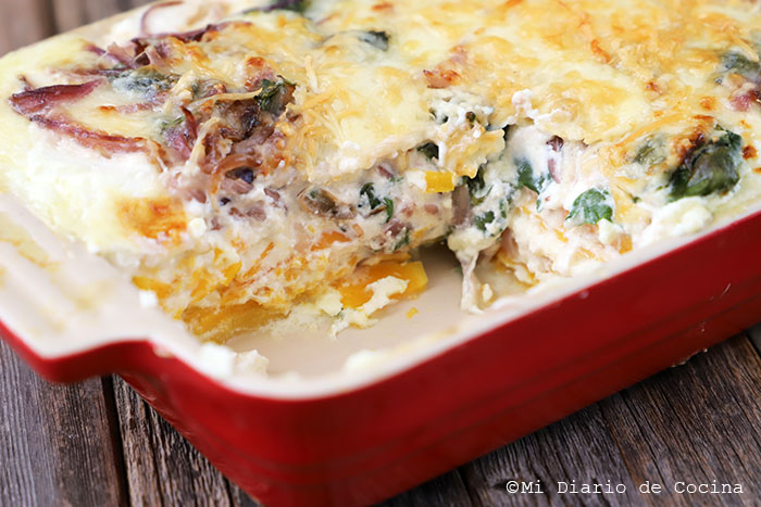 Lasaña de zapallo Lasaña de zapallo