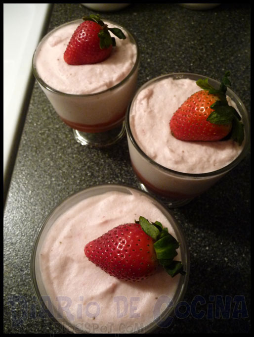 Suflé de frutillas Suflé de frutillas