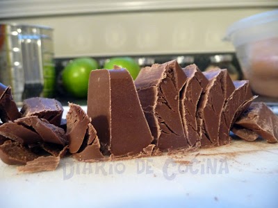 Trufas de chocolate - Preparación Trufas de chocolate - Preparación