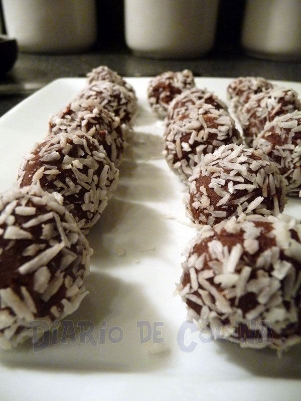 Trufas de chocolate Trufas de chocolate