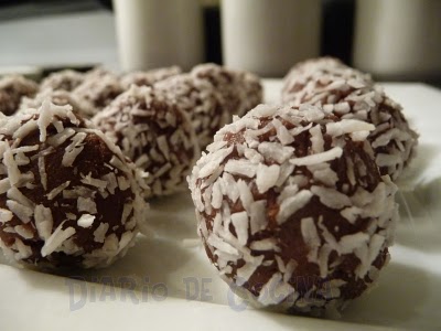 Trufas de chocolate Trufas de chocolate