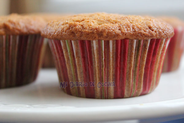 Muffins de avena y banana