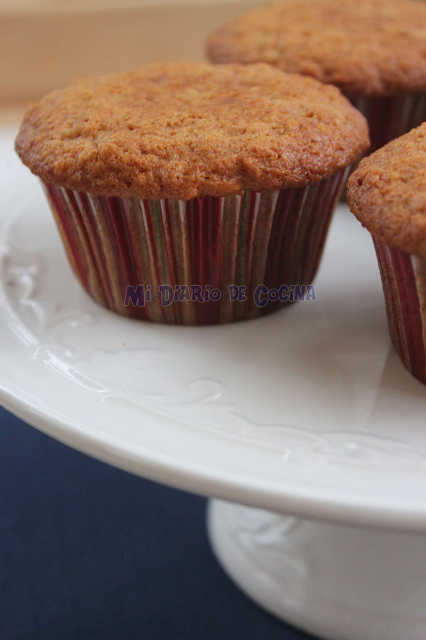Muffins de avena y banana