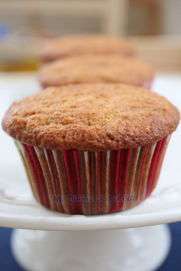 Muffins de avena y banana Muffins de avena y banana