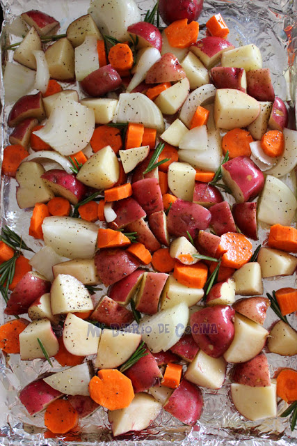 Papas al romero Papas al romero