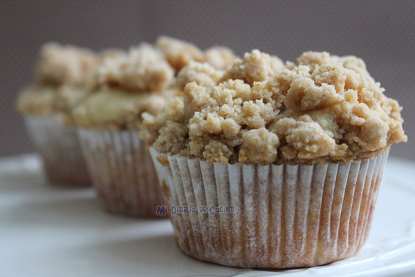 Muffins con streusel Muffins con streusel
