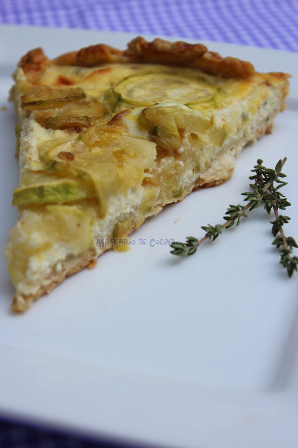 Tarta de zapallo italiano y ricotta Tarta de zapallo italiano y ricotta