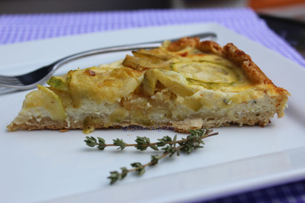 Tarta de zapallo italiano y ricotta Tarta de zapallo italiano y ricotta