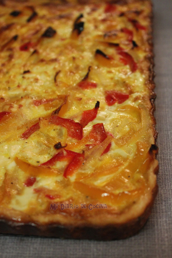Quiche de morrón Quiche de morrón