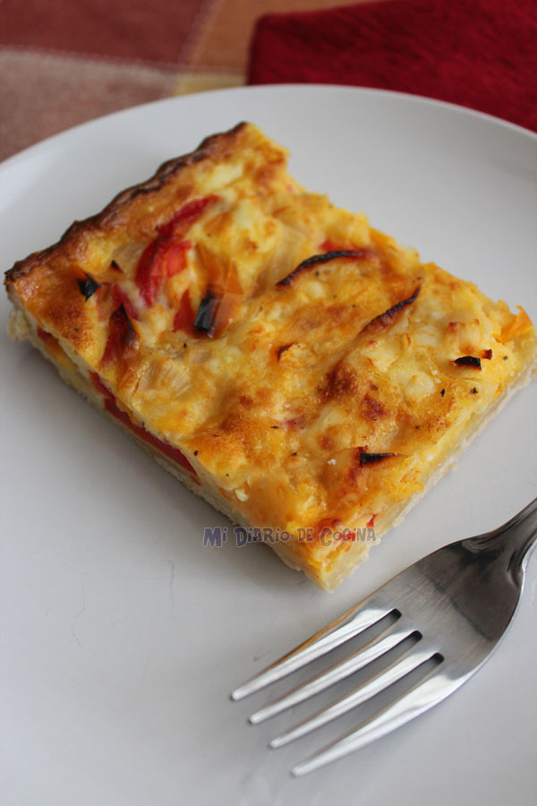 Quiche de morrón Quiche de morrón