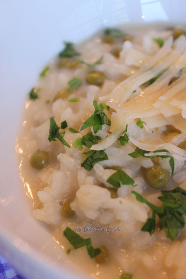 Risotto a la parmesana Risotto a la parmesana