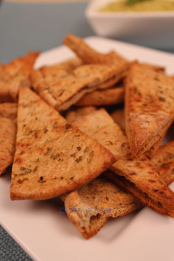 Pan pita crujiente Pan pita crujiente