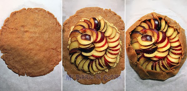 Crostata integral de almendras y ciruelas Crostata integral de almendras y ciruelas