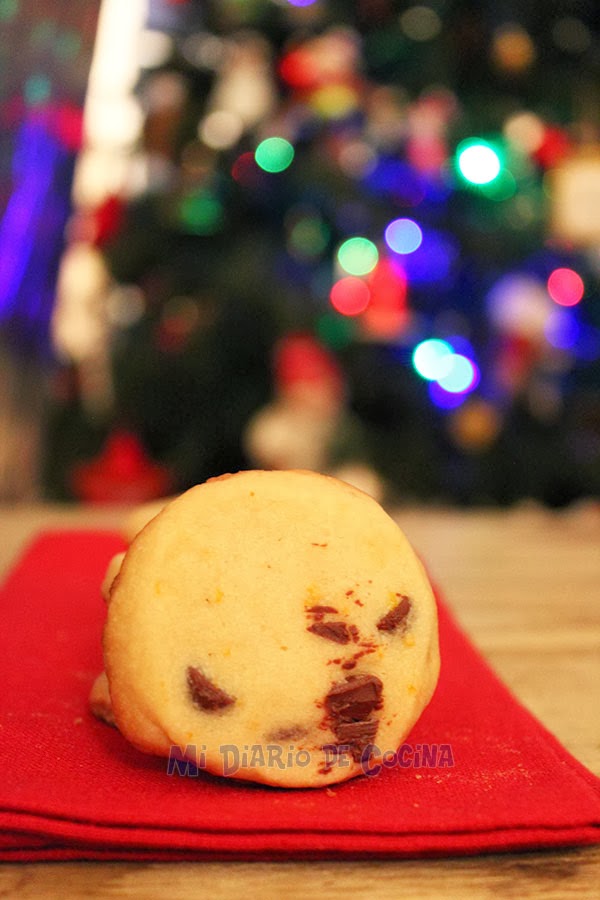 Galletas de naranja con chips de chocolate más Galletas de jengibre ligeras