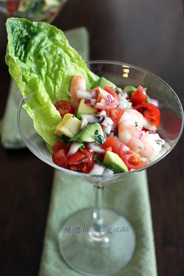 Cóctel de camarones Cóctel de camarones