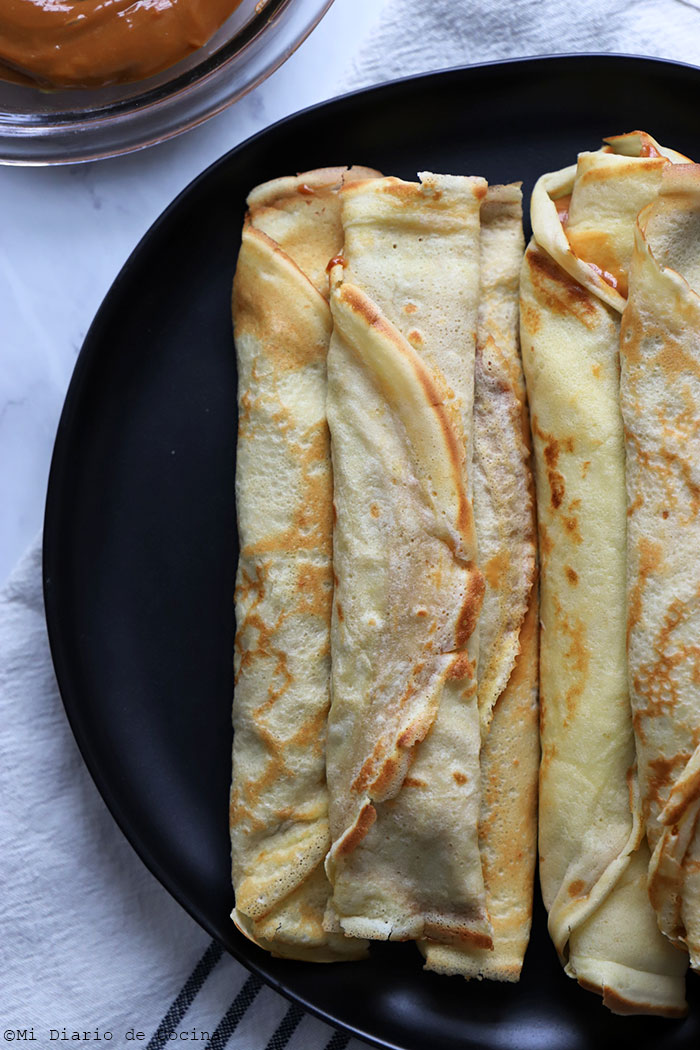 Panqueques con manjar