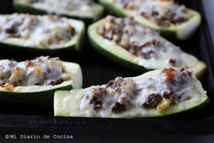 Zapallitos italianos rellenos Zapallitos italianos rellenos