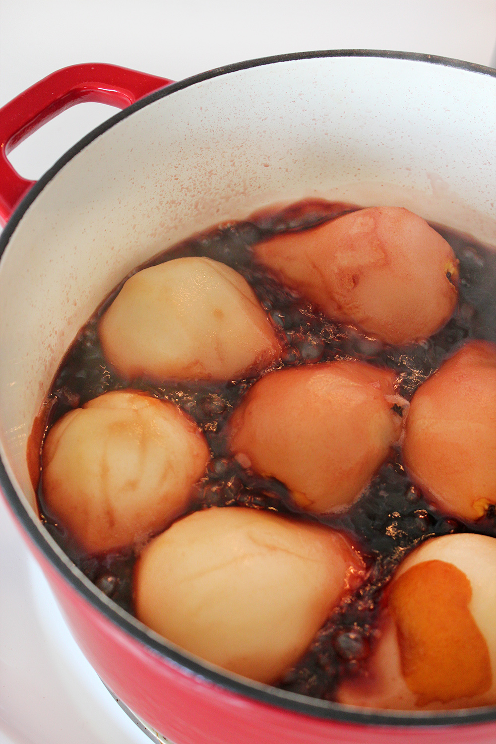 Peras al vino tinto Peras al vino tinto