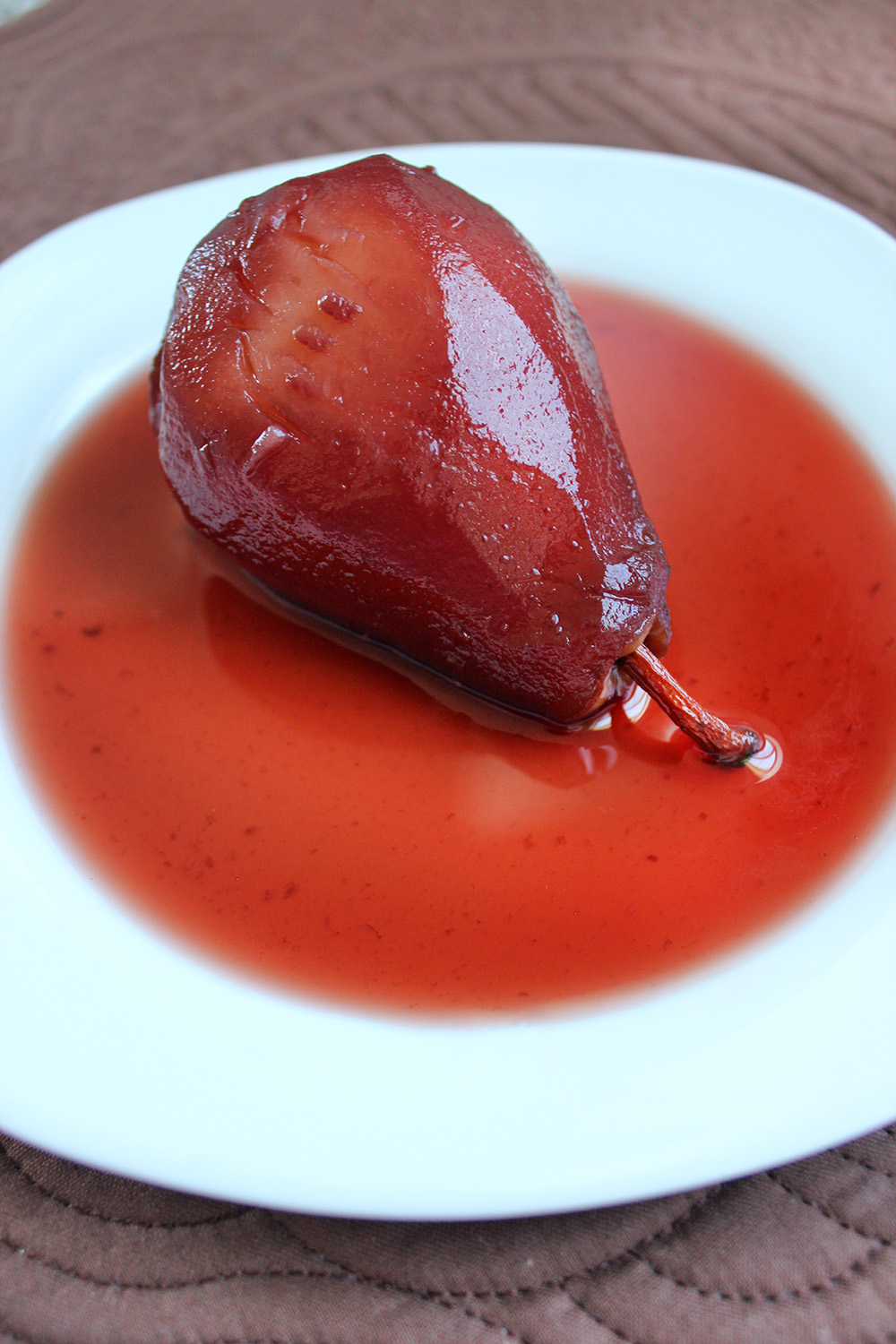 Peras al vino tinto Peras al vino tinto