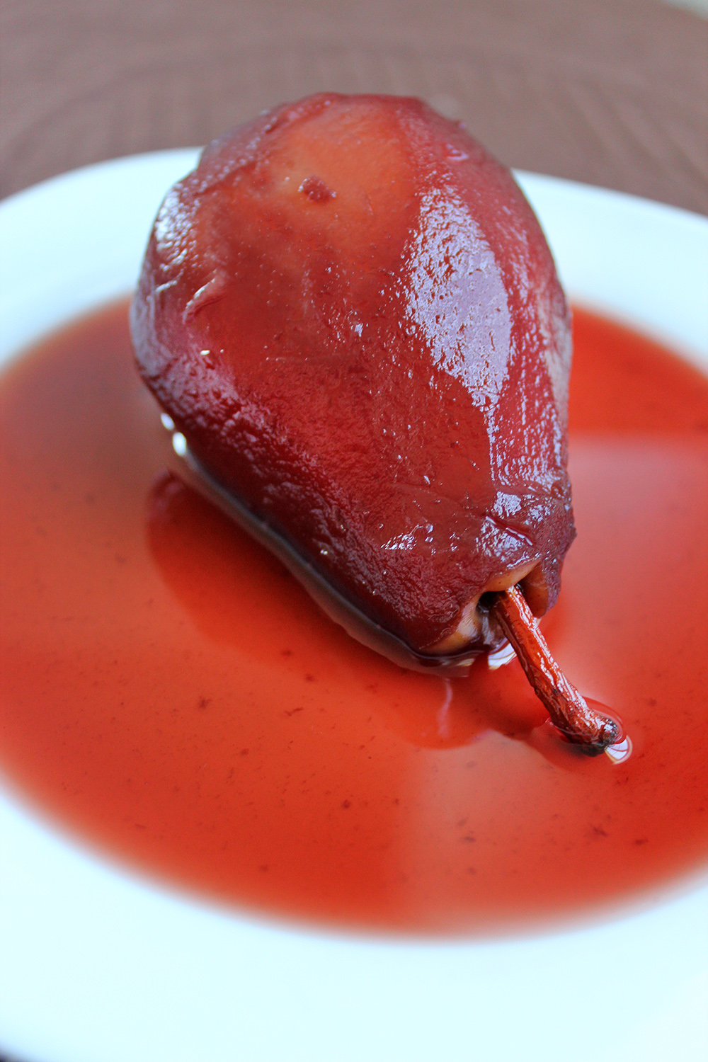 Peras al vino tinto Peras al vino tinto