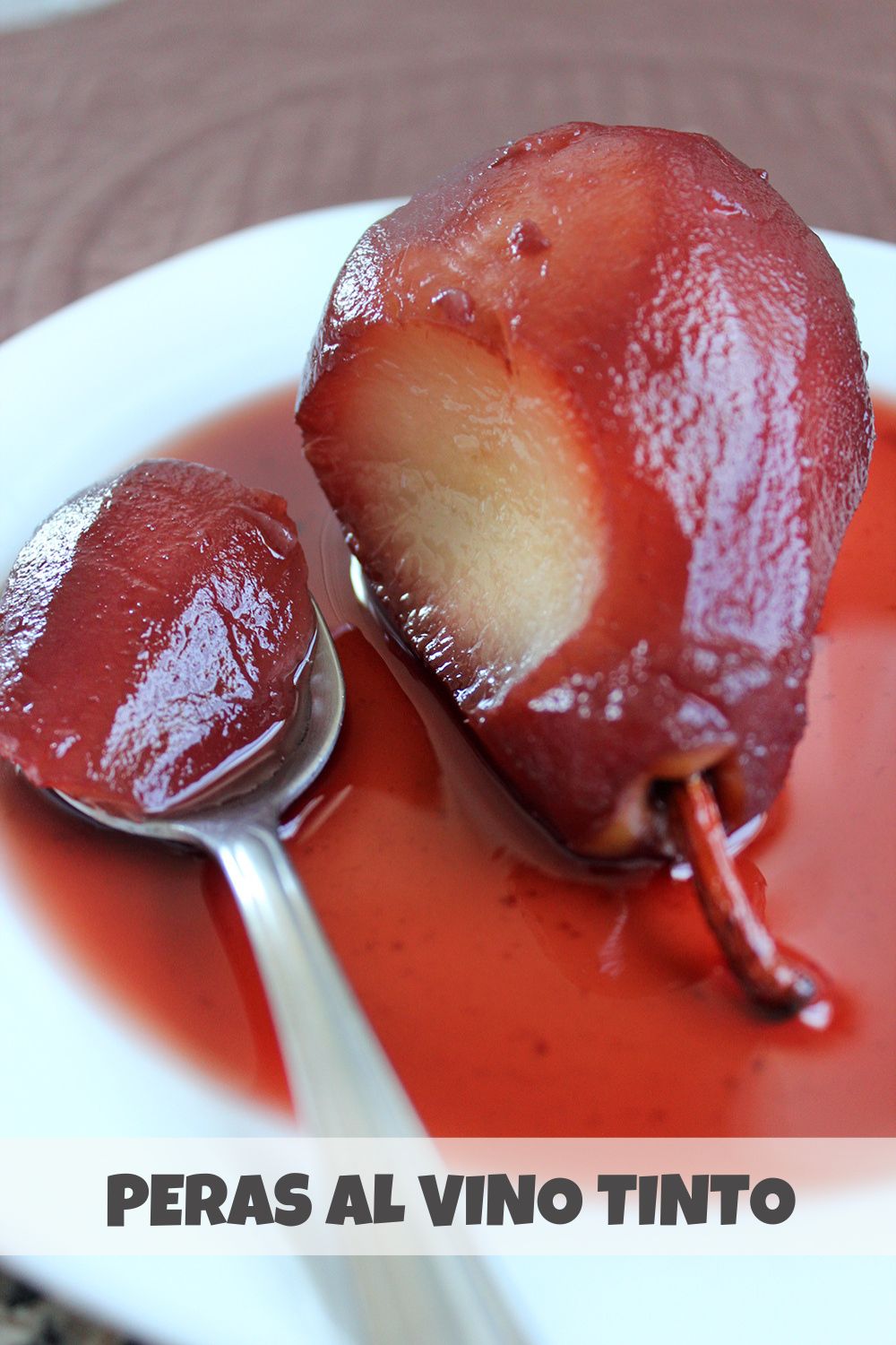 Peras al vino tinto Peras al vino tinto