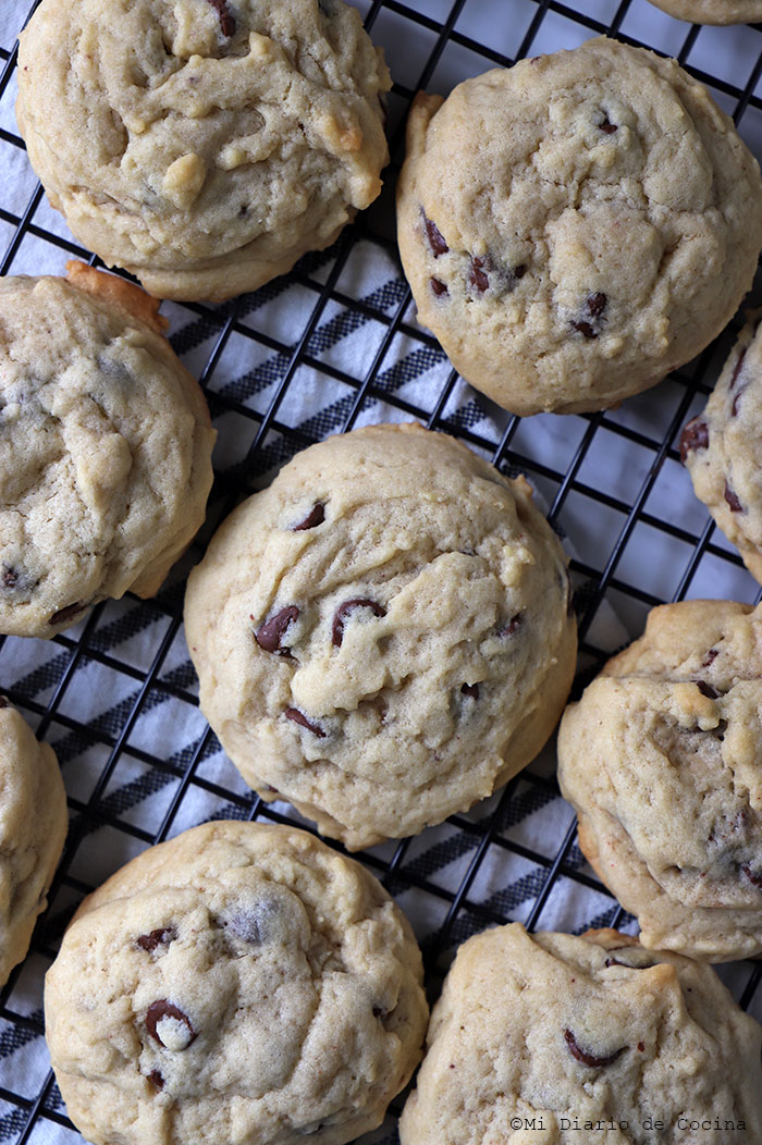 Galletas con chips de chocolate Galletas con chips de chocolate