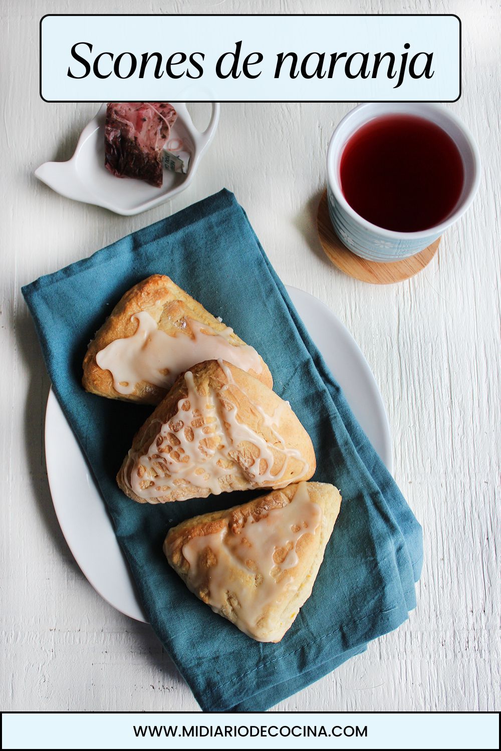 Scones de naranjas Scones de naranjas