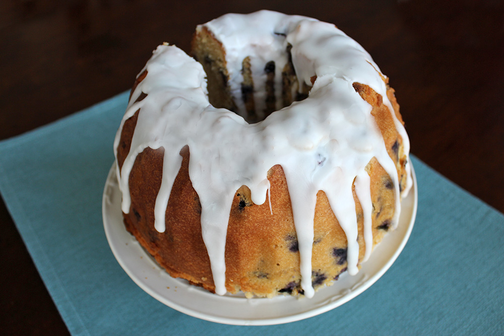 Queque de arándanos Queque de arándanos