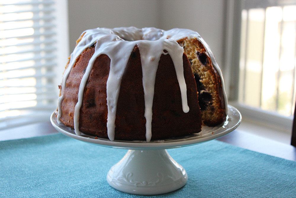 Queque de arándanos Queque de arándanos