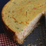 Quiche de salmón ahumado, ricotta y ciboulette