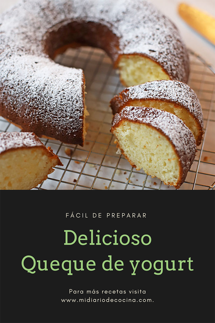 Queque de yogurt