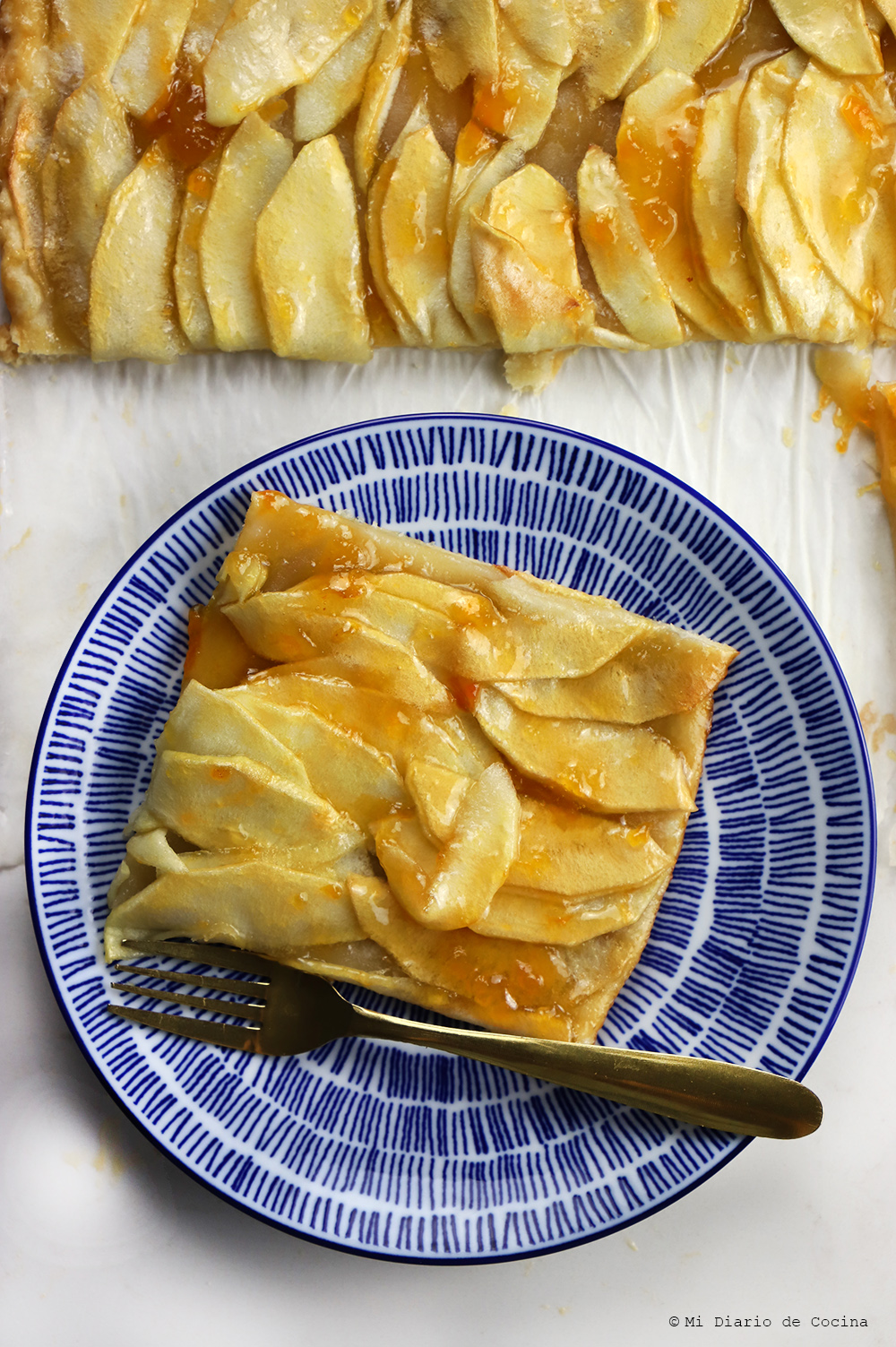 Tarta de manzanas Tarta de manzanas