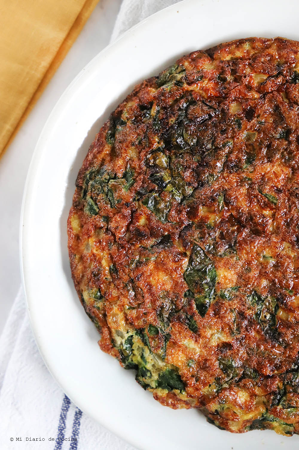 Tortilla de espinacas Tortilla de espinacas