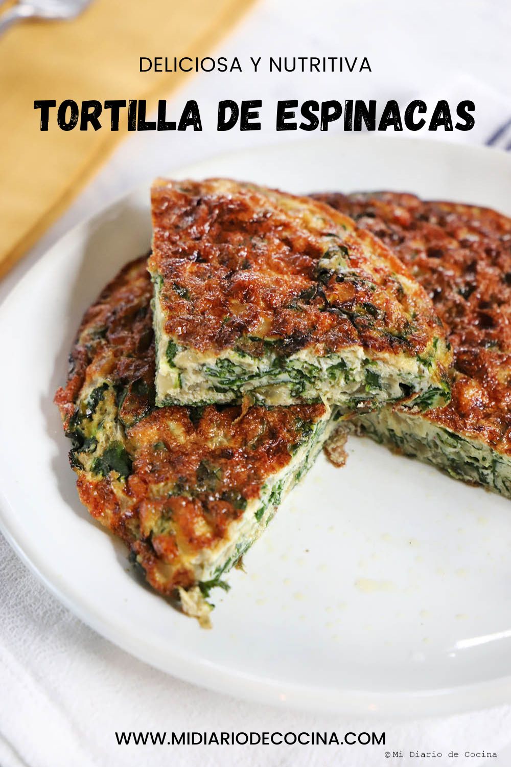 Tortilla de espinacas