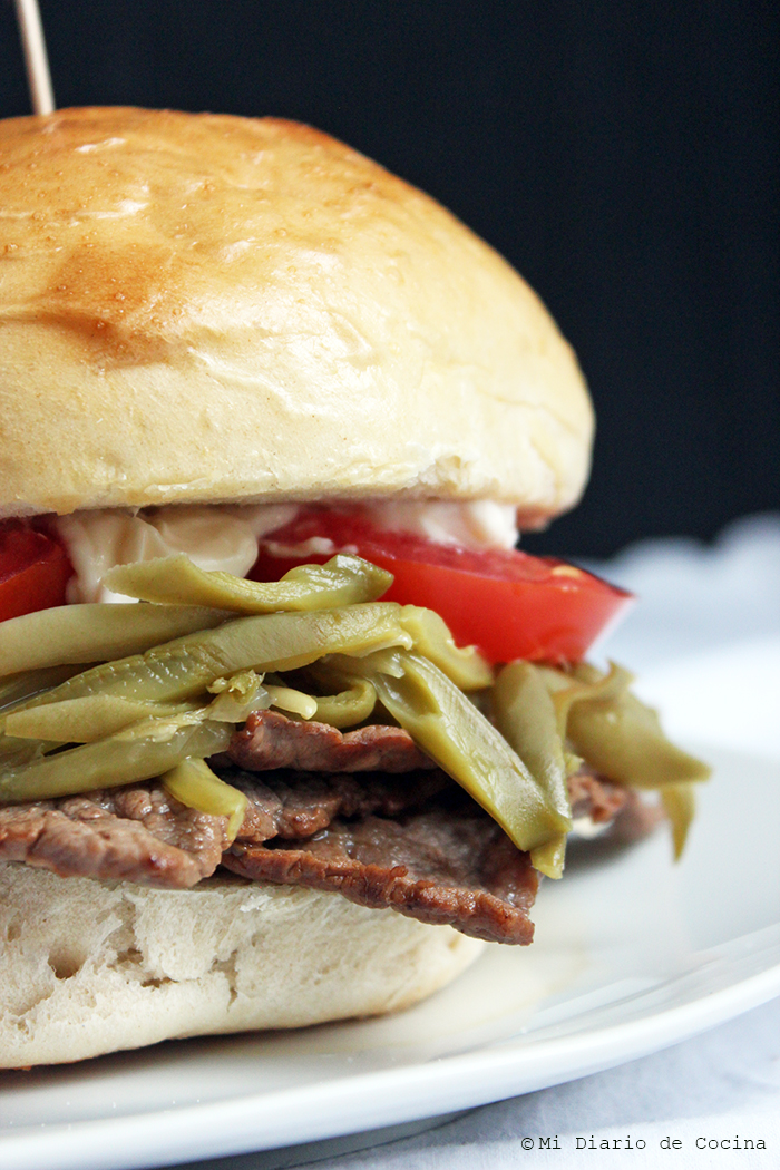 Chacarero, sandwich chileno Chacarero, sandwich chileno