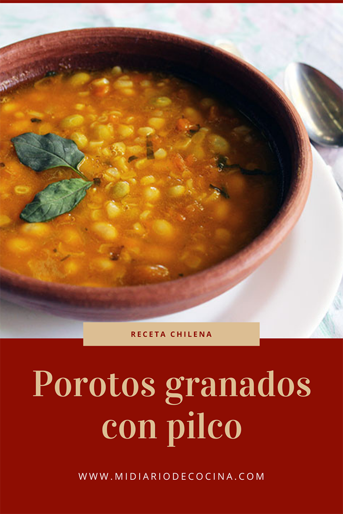 Porotos granados con pilco