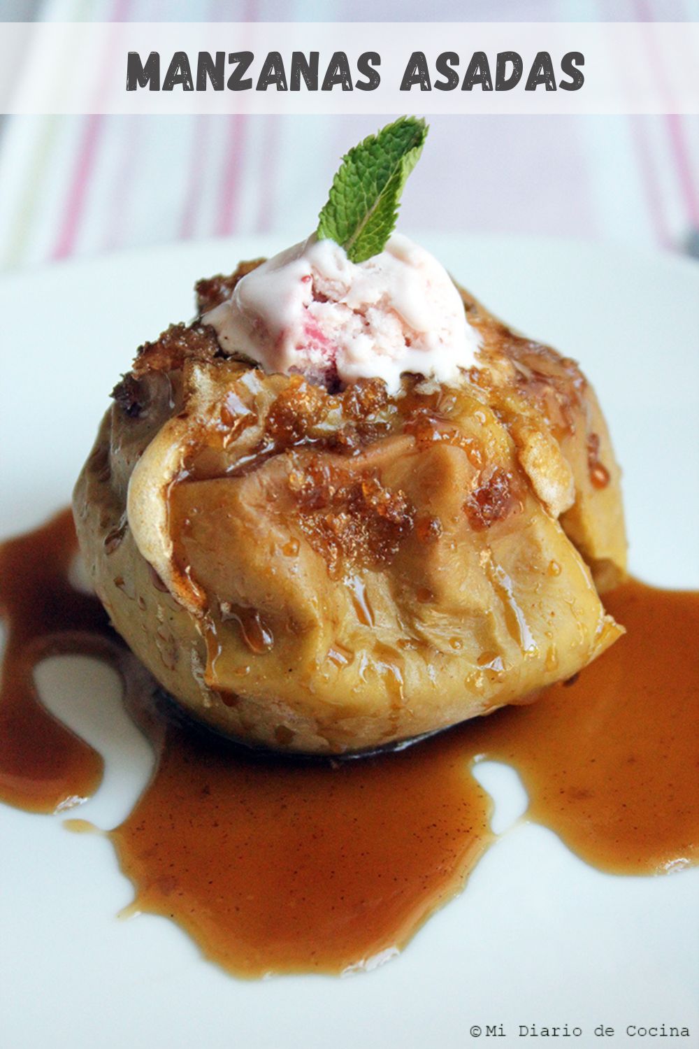 Manzanas asadas