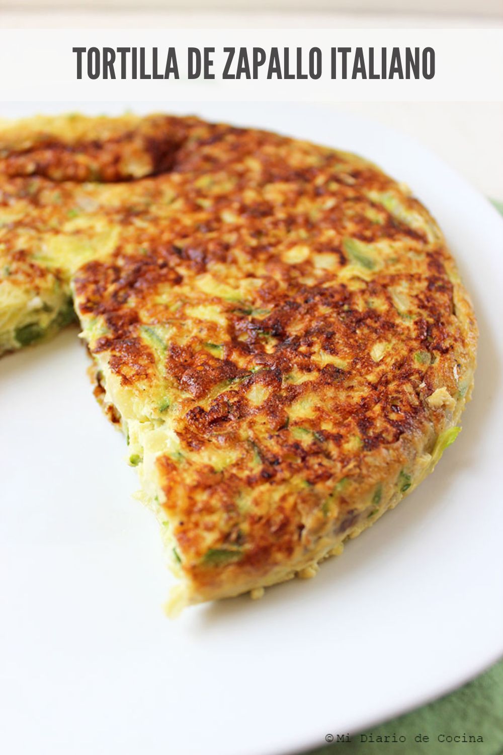 tortilla de zapallo italiano