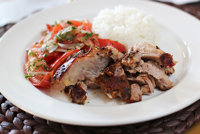 Pork roast with spice rub