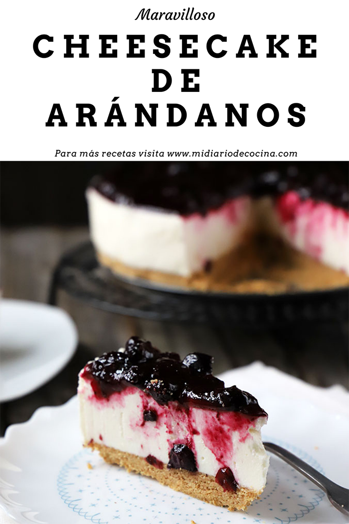 Cheesecake de arándanos