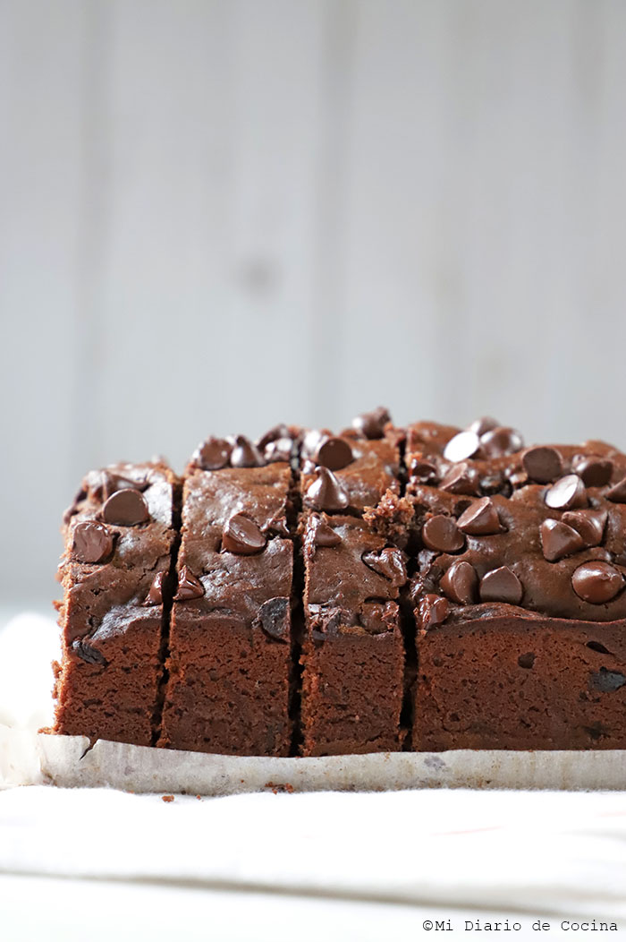 Queque de chocolate y zapallo italiano Queque de chocolate y zapallo italiano