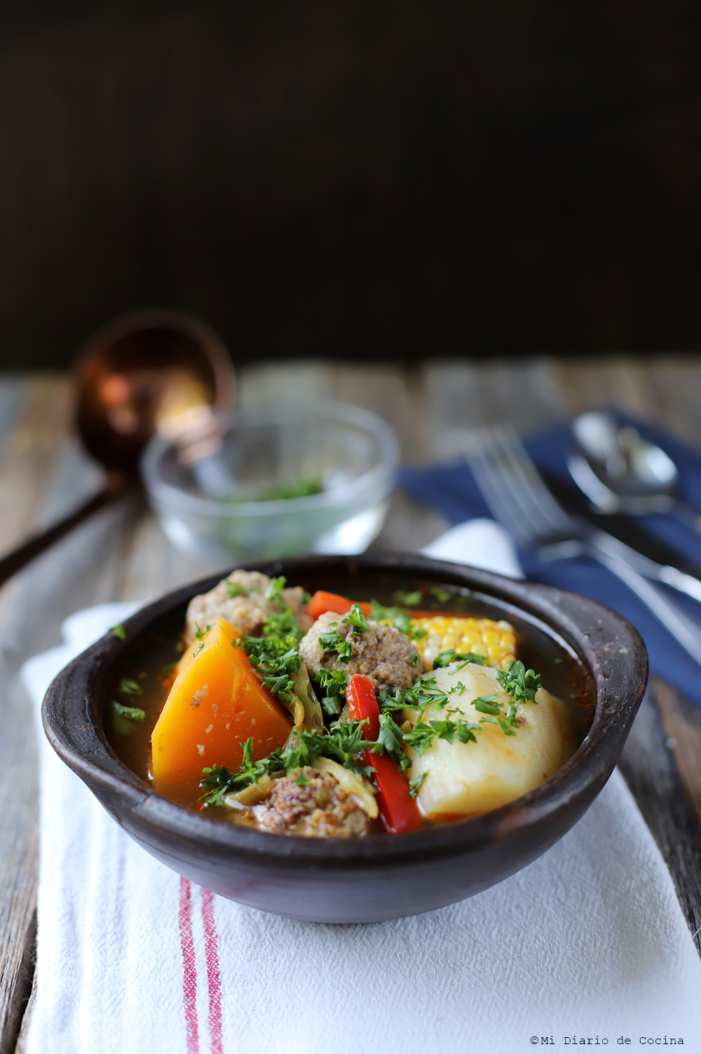 Cazuela de albóndigas Cazuela de albóndigas