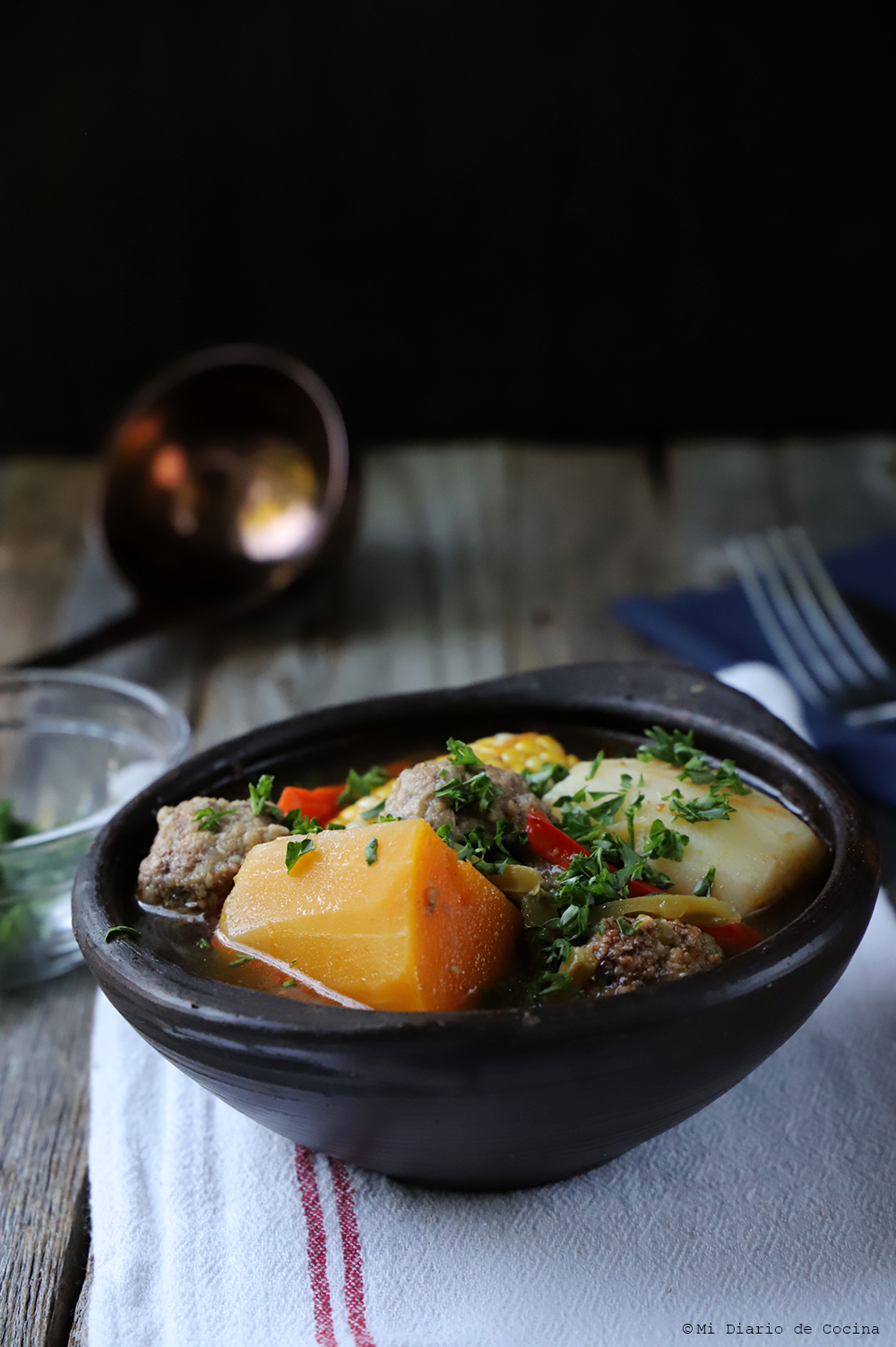 Cazuela de albóndigas Cazuela de albóndigas