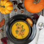 Sopa de zapallo y zanahoria