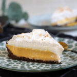 Pie de chocolate y maracuya